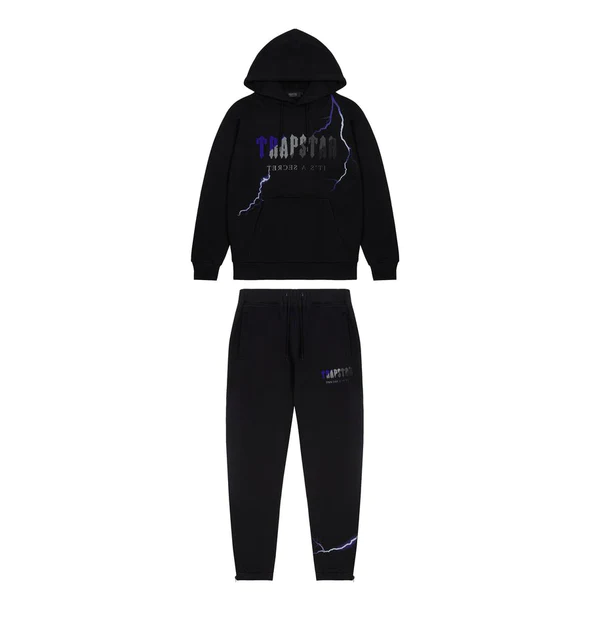 Trapstar Chenille Decoded Hoodie Tracksuit - (LIGHTNING EDITION)