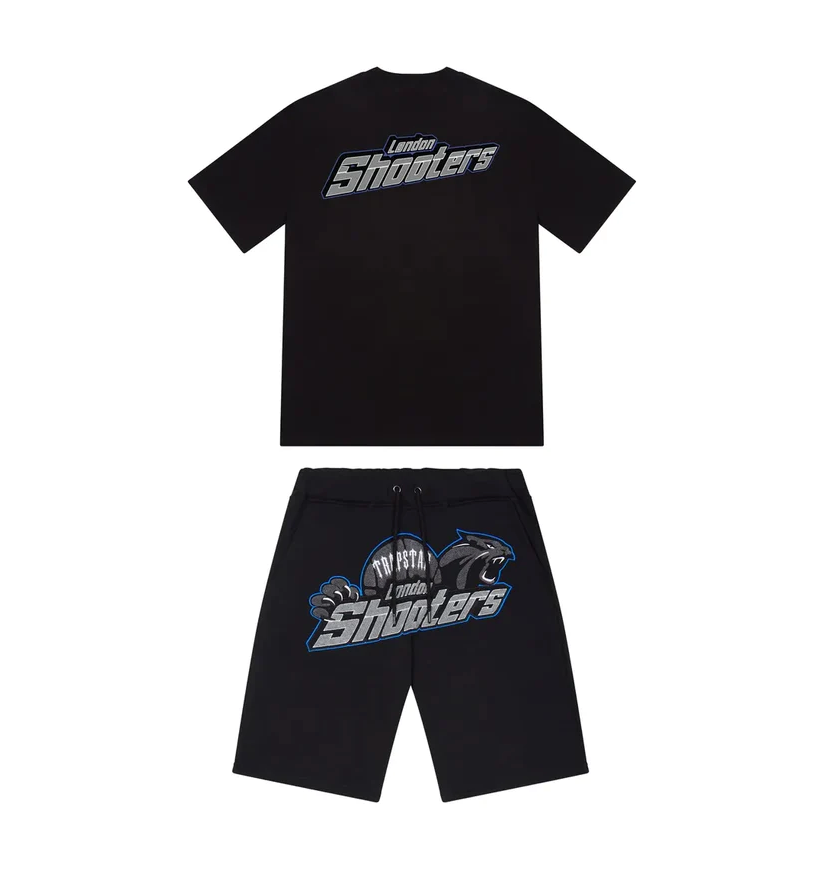 Trapstar Shooters Short Set Black Ice Flavours