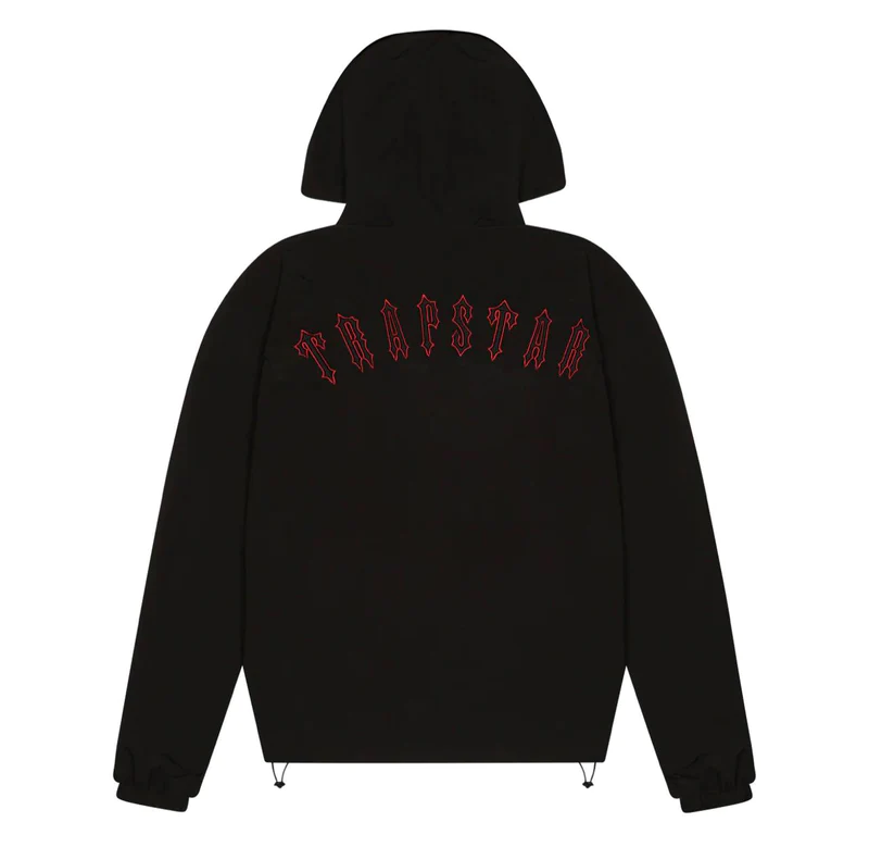Trapstar Irongate T Windbreaker Jacket Black/Red