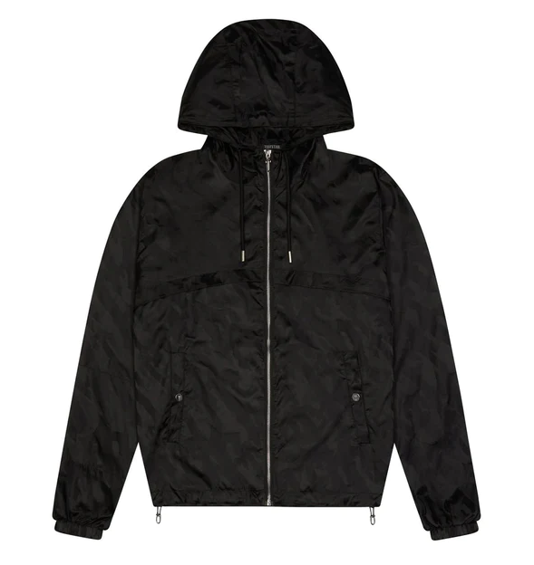 Trapstar Irongate T Jacquard Windbreaker Jacket Black