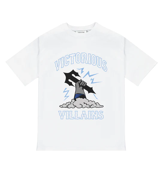 Trapstar Victorious Villains Tee White