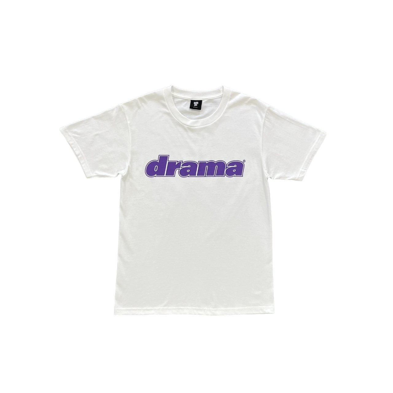 Drama Call Classic Tee White/Purple