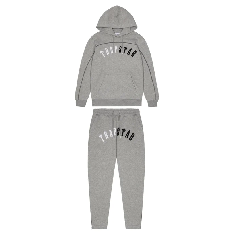 Trapstar Irongate Arch Tracksuit Grey Monochrome Edition
