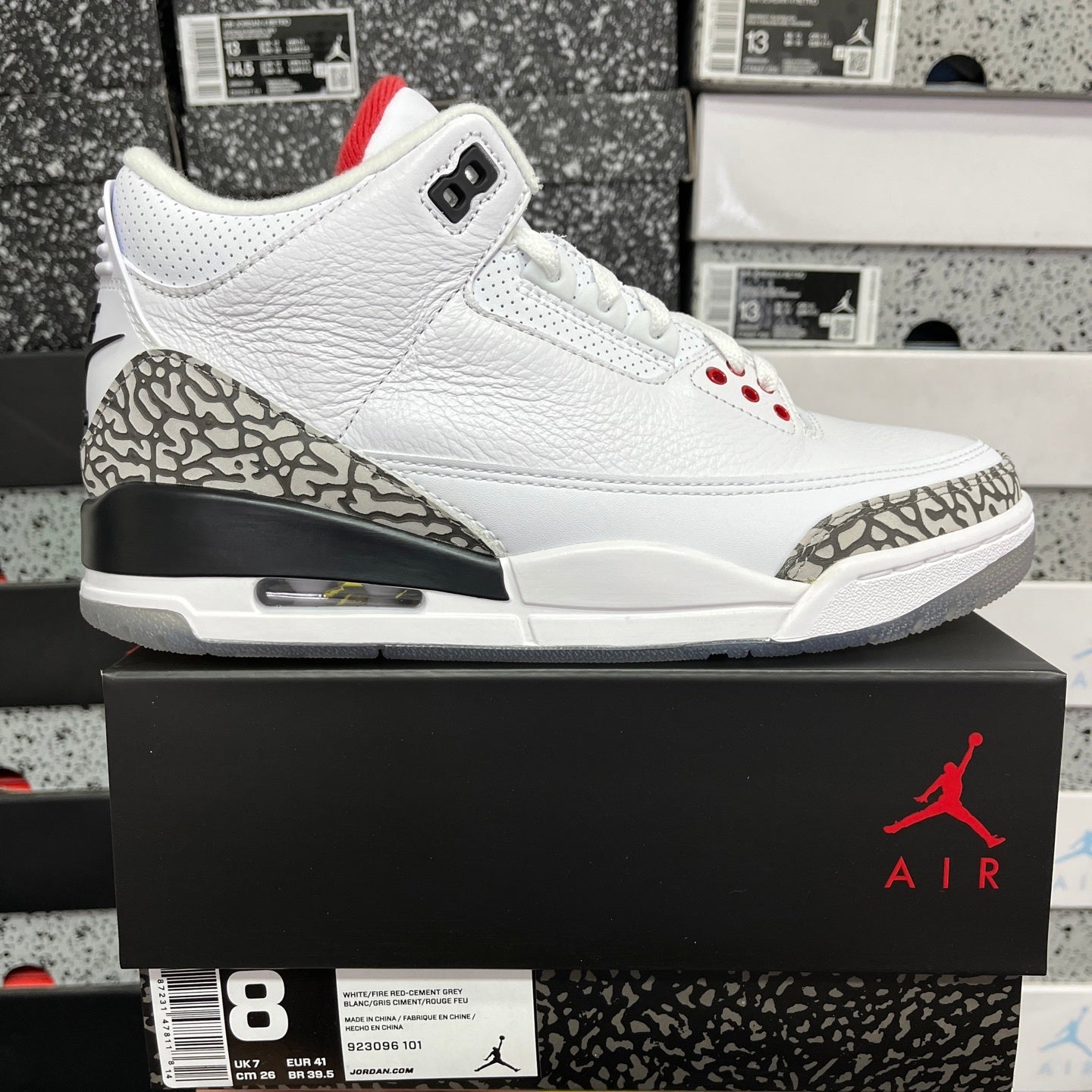 Jordan 3 Retro Free Throw Line White Cement