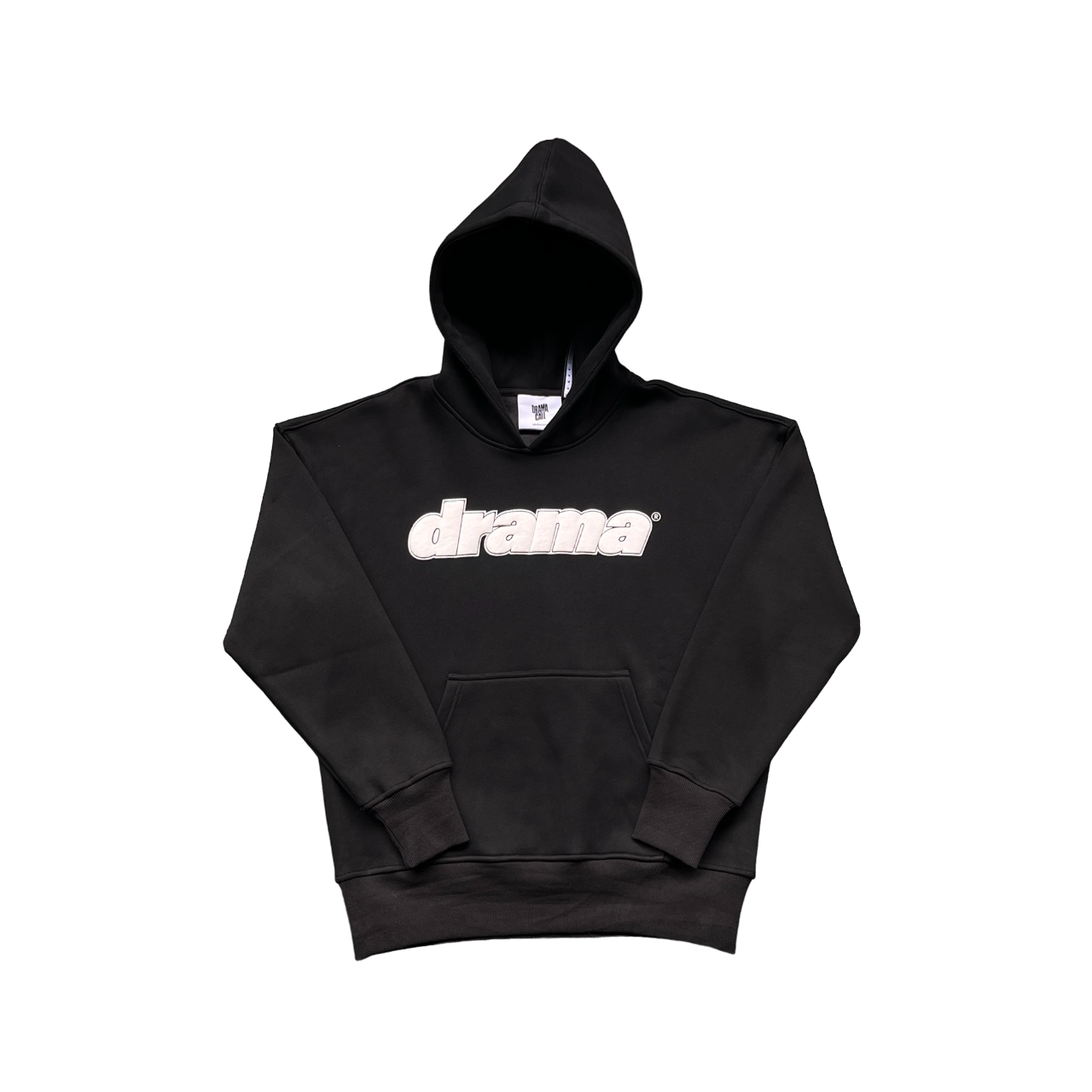 Drama Call Foam Hoodie Black/White