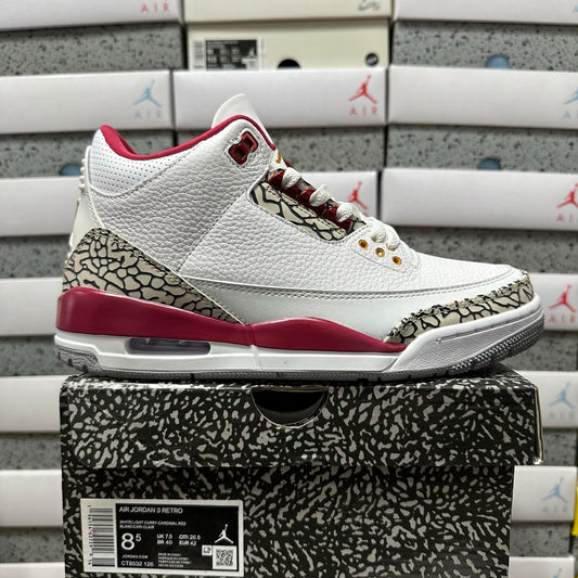 Jordan 3 Retro Cardinal Red