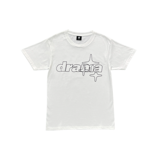Drama Call Stars Tee White/Black