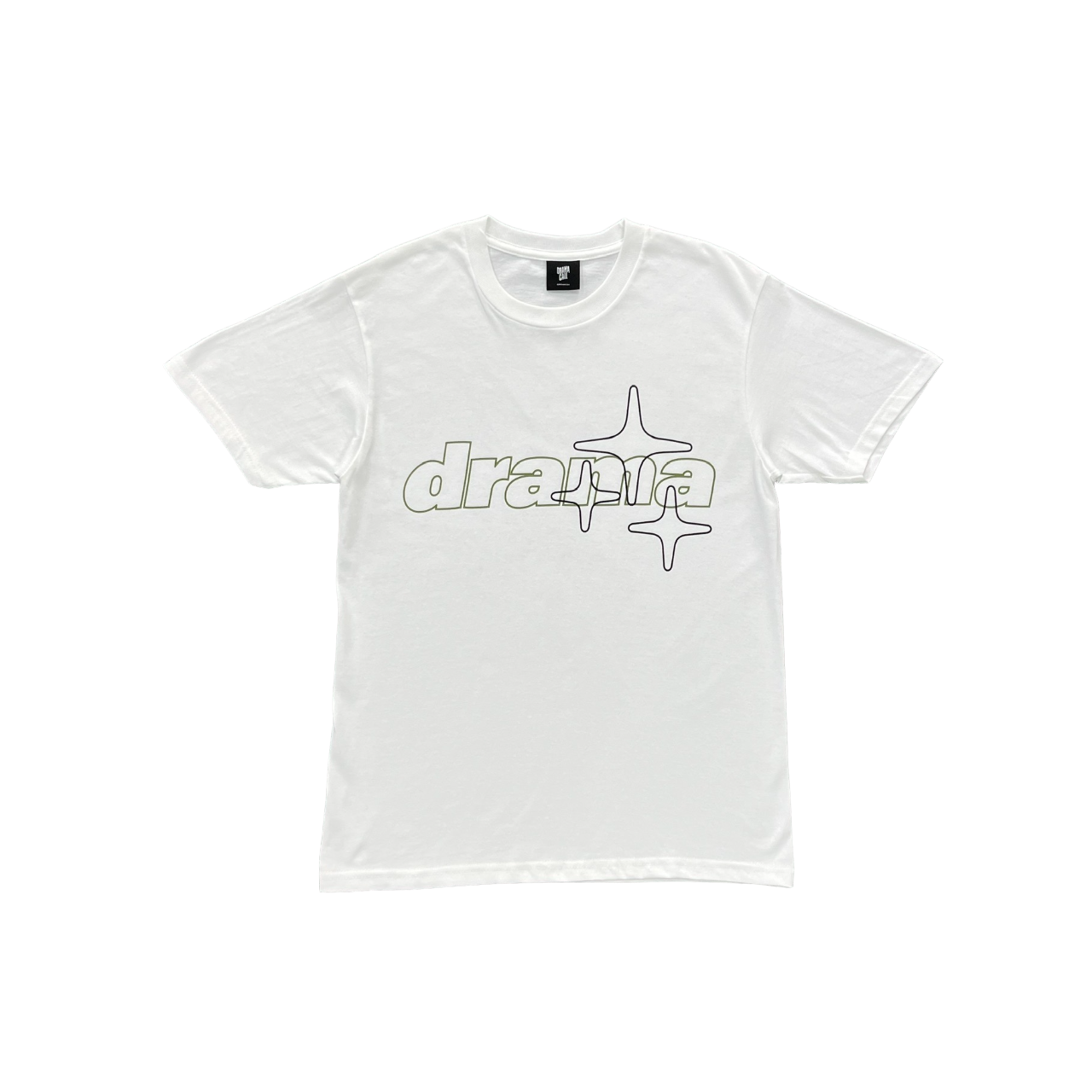 Drama Call Stars Tee White/Green