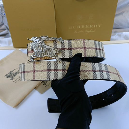 Burberry Vintage King Belt Silver