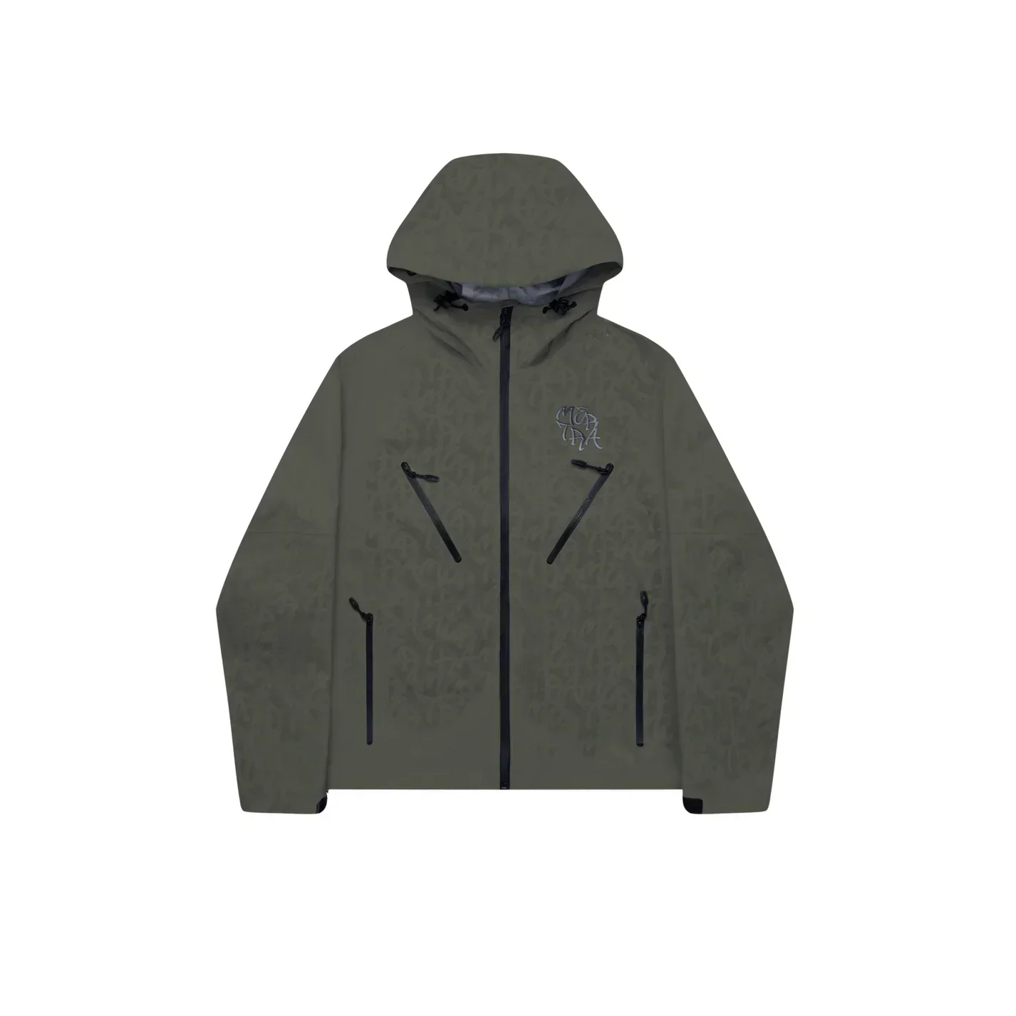 MERTRA Monogram Shell Jacket Green
