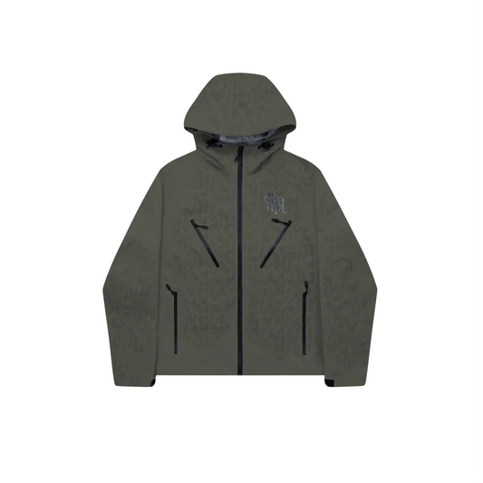 MERTRA Monogram Shell Jacket Green