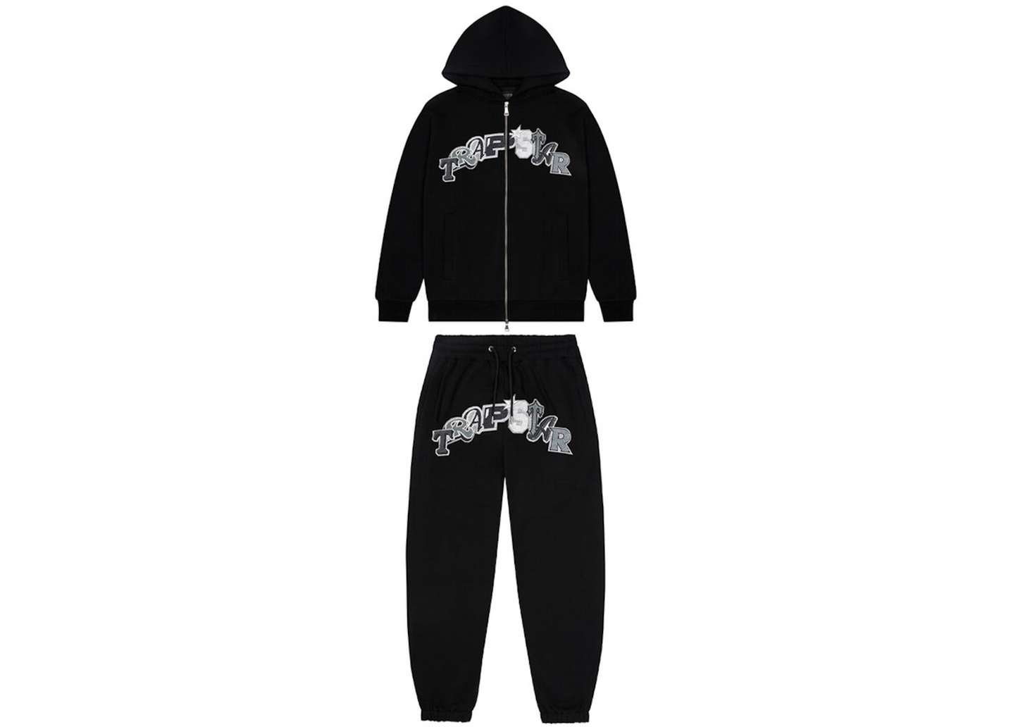Trapstar Wildcard Tracksuit Black Monochrome Edition