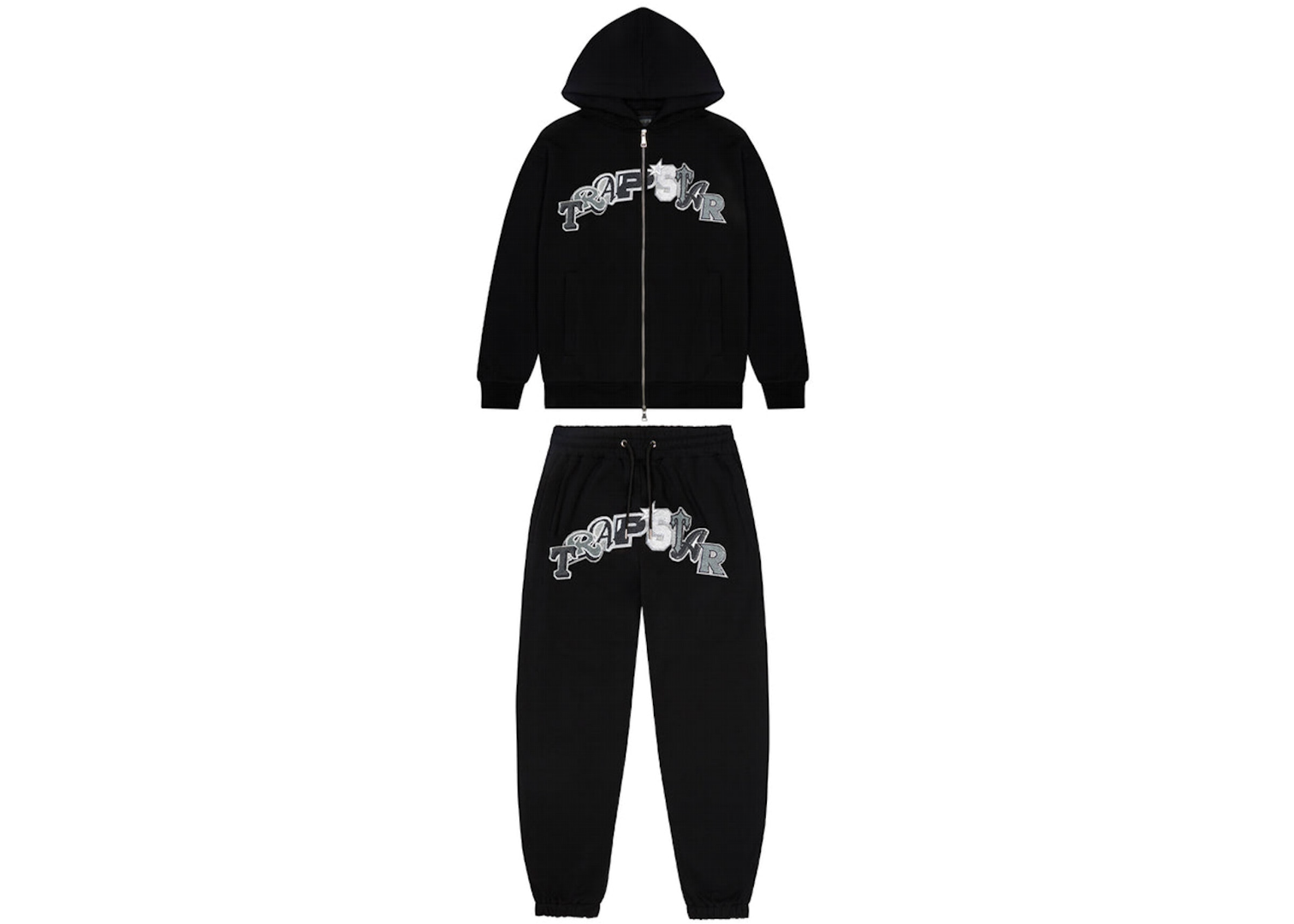 Trapstar Wildcard Tracksuit Black Monochrome Edition
