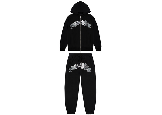 Trapstar Wildcard Tracksuit Black Monochrome Edition