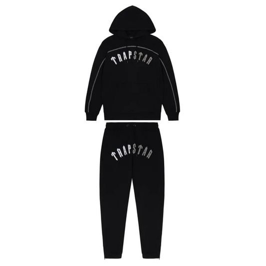 Trapstar Irongate Arch Tracksuit Black Monochrome Edition