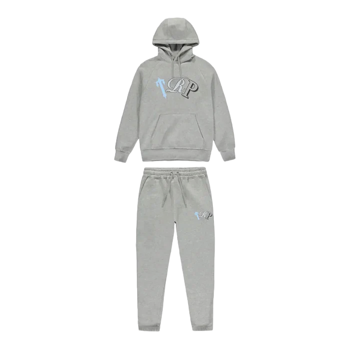 Trapstar TRP Tracksuit Grey/Ice Blue