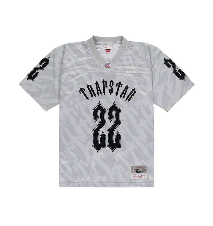 Trapstar x NFL Football Jersey Grey