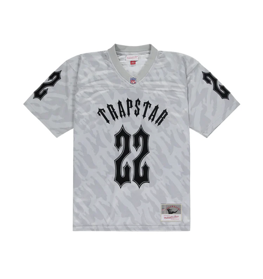 Trapstar x NFL Football Jersey Grey