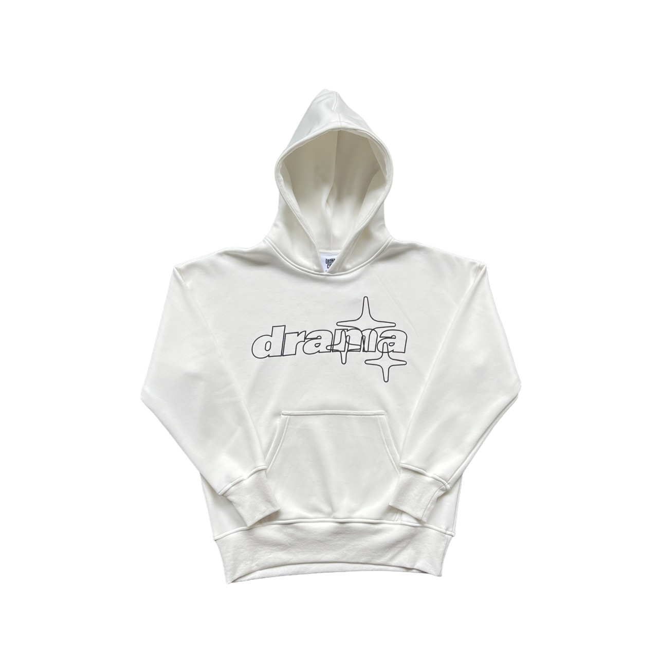 Drama Call Stars Hoodie White/Black