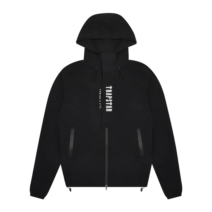 Trapstar Decoded Windbreaker Black/White