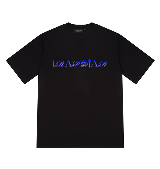 Trapstar Script Fade Tee Black