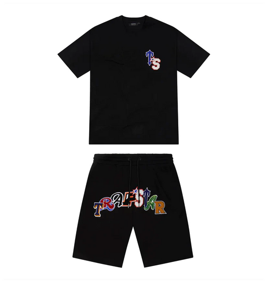 Trapstar Wildcard Short Set Black