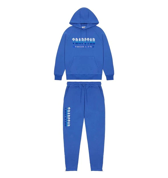 Trapstar Chenille Decoded Hoodie 2.0 Tracksuit Dazzling Blue