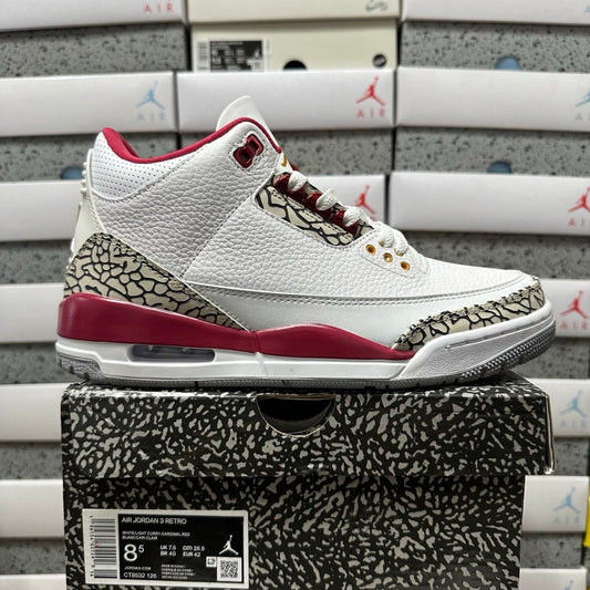Jordan 3 Retro Cardinal Red