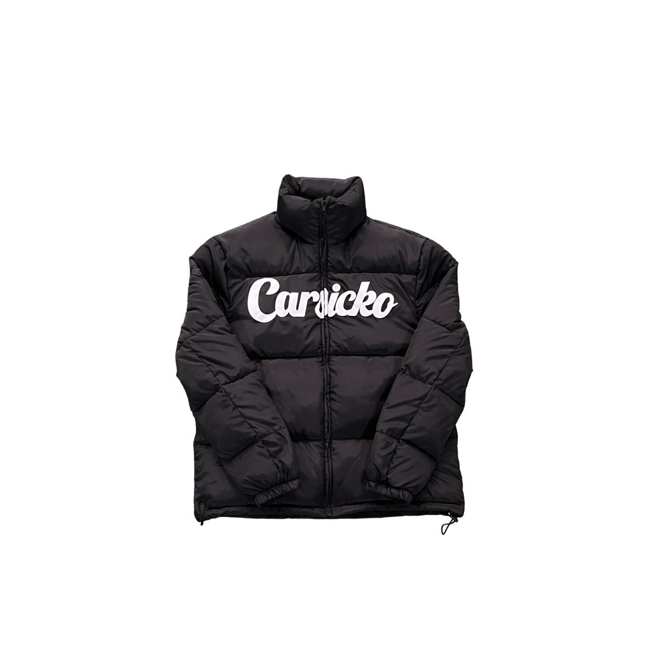 Carsicko Logo Puffer Jacket Black