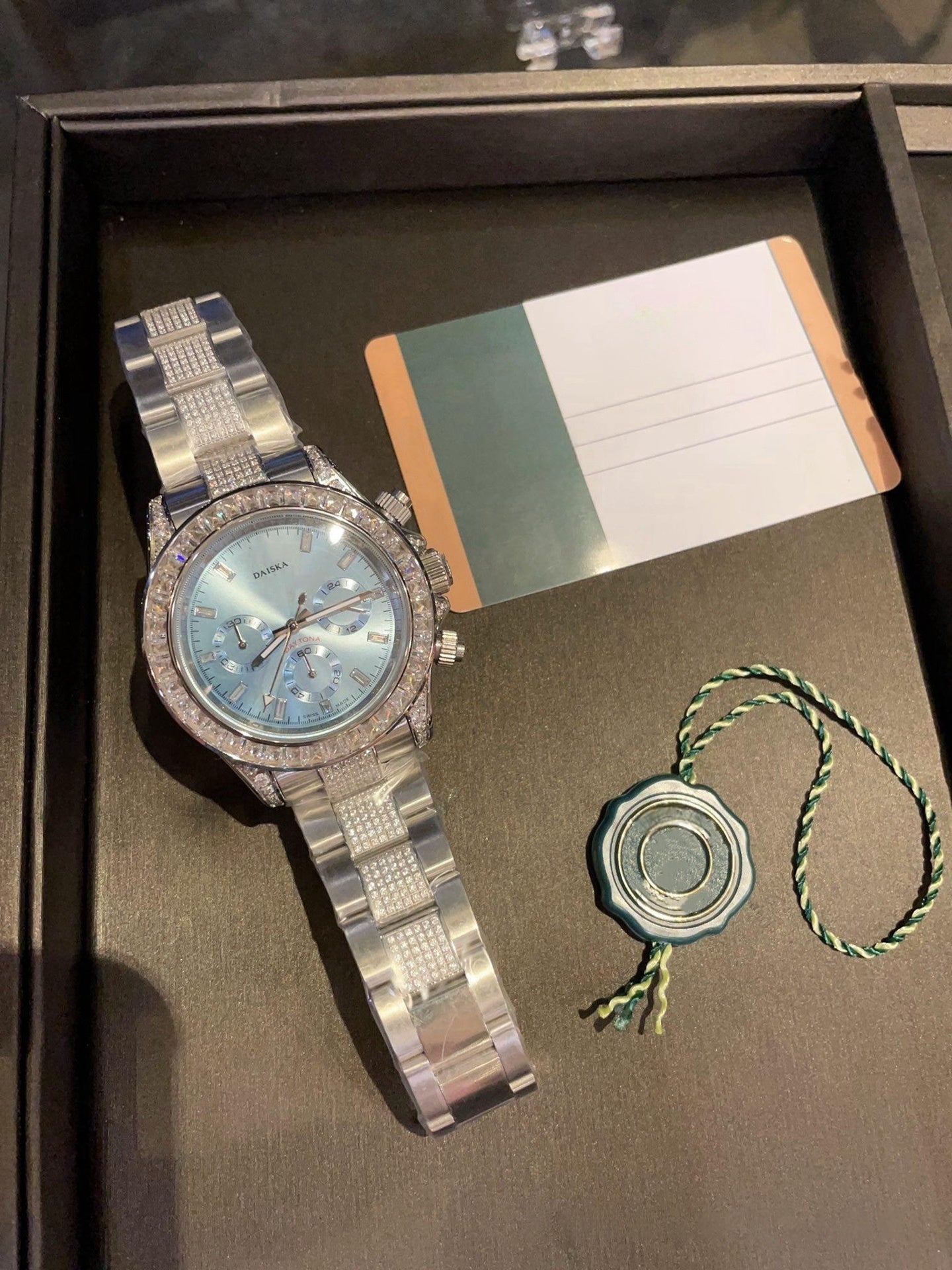 RoIex Daytоna Diamond Bezel Ice-Blue