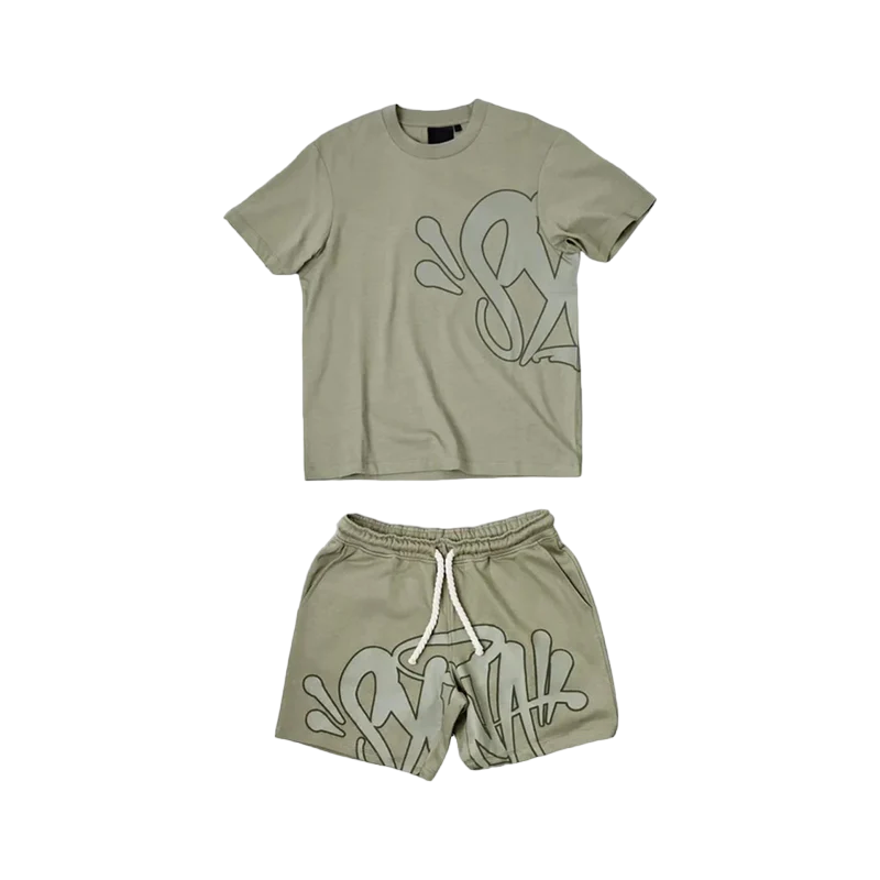 Syna World Short Set Sage/Khaki