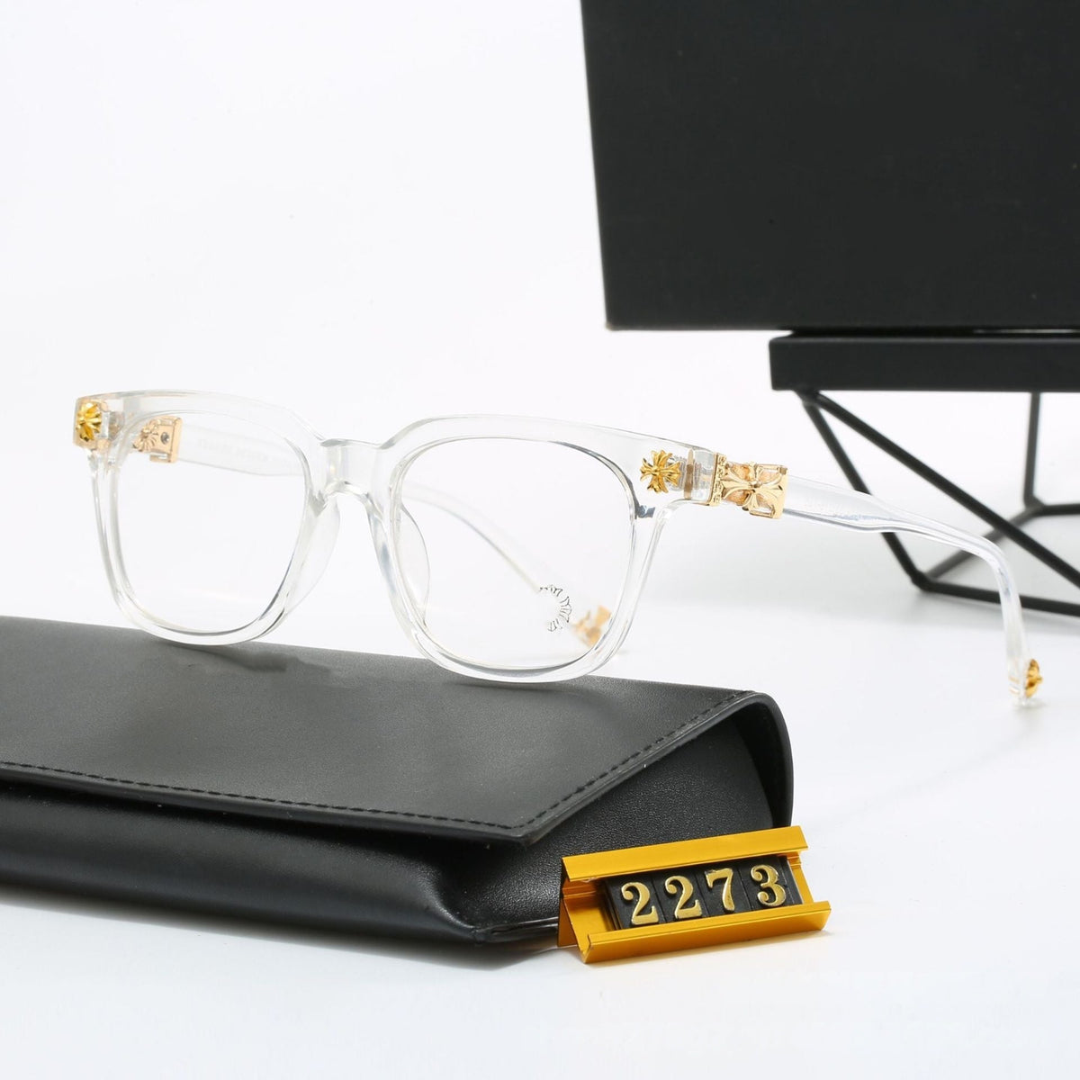 Chrome Hearts 2273 Eyeglasses Clear/Gold
