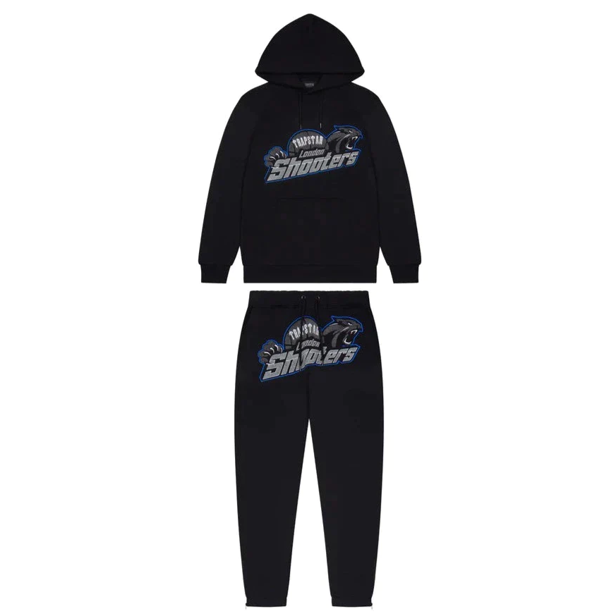 Trapstar Shooters Hoodie Tracksuit Black Ice Flavours