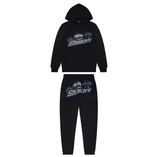 Trapstar Shooters Hoodie Tracksuit Black Ice Flavours