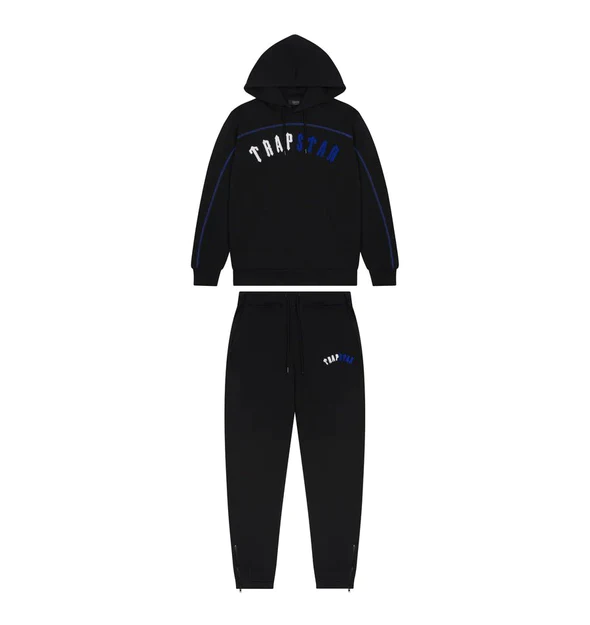 Trapstar Irongate Arch Tracksuit Black Ice Edition