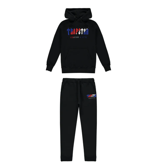 Trapstar Chenille Decoded Hoodie Tracksuit Black Revolution Edition
