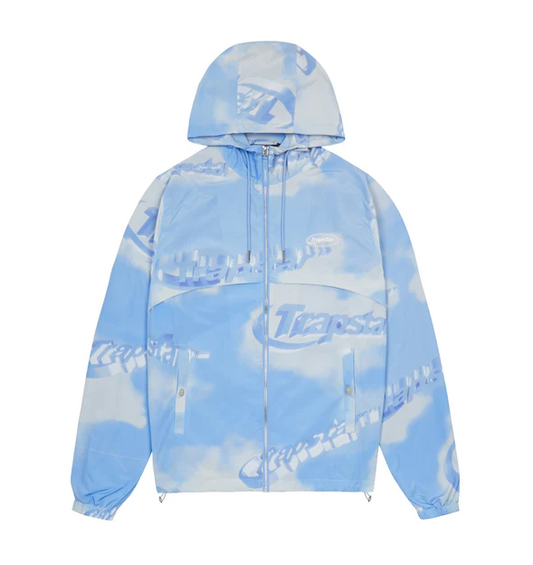 Trapstar Hyperdrive Cloud Windbreaker Jacket Blue/White