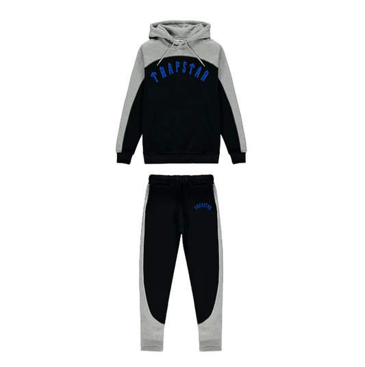 Trapstar Irongate Arch Tracksuit Black/Blue/Grey