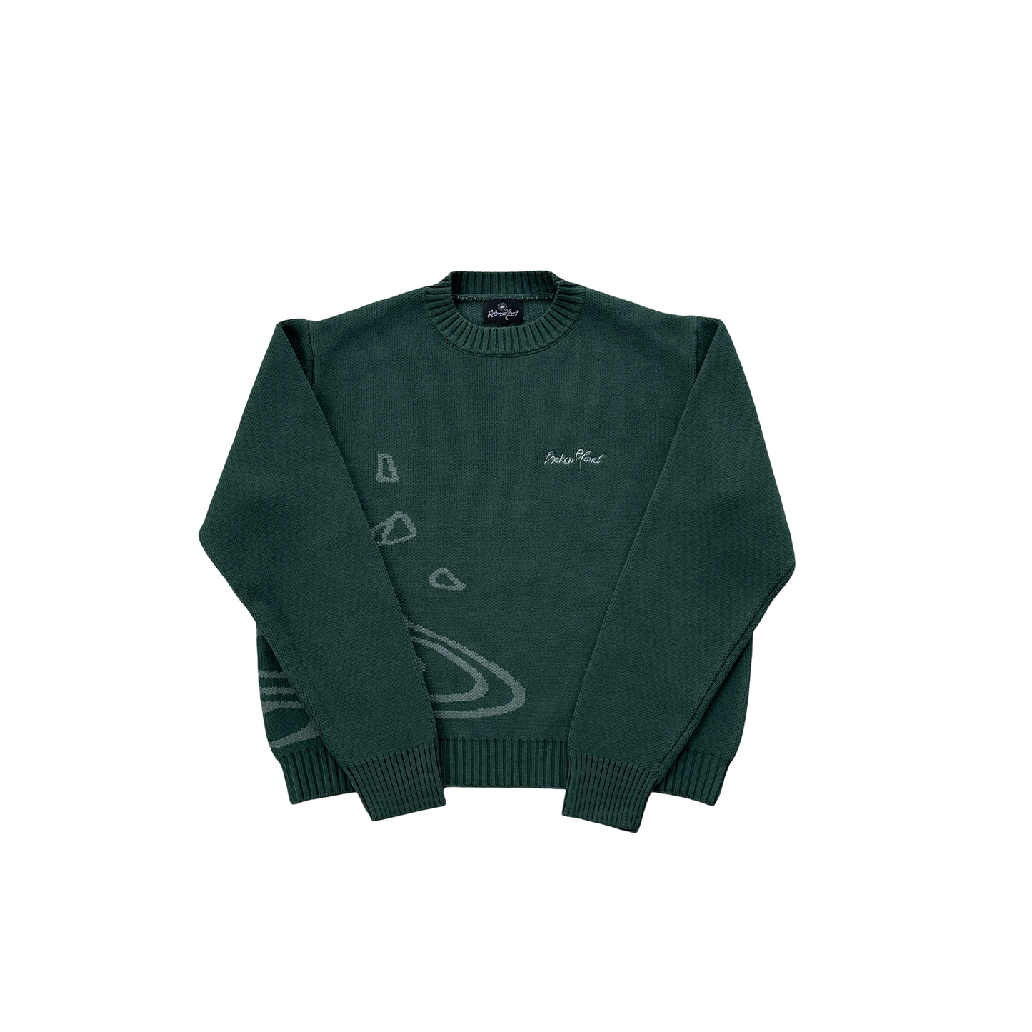 Broken Planet Outer Space Sweater Green