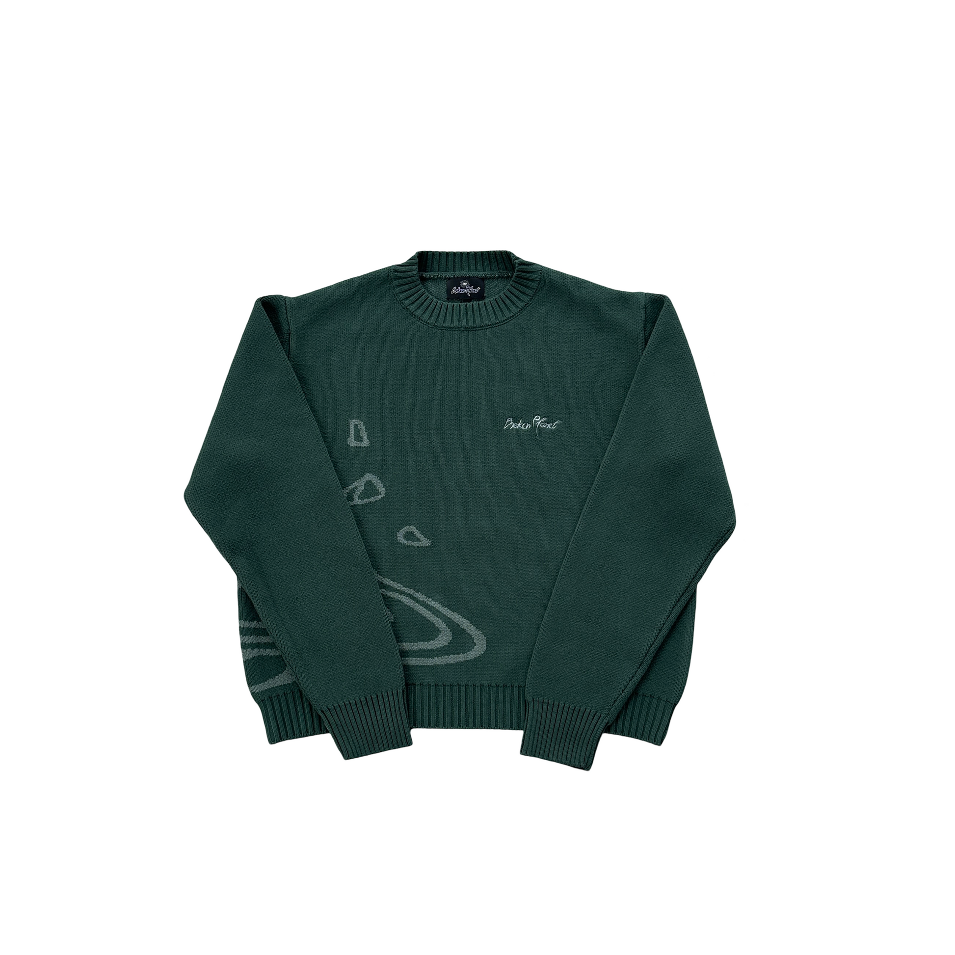 Broken Planet Outer Space Sweater Green
