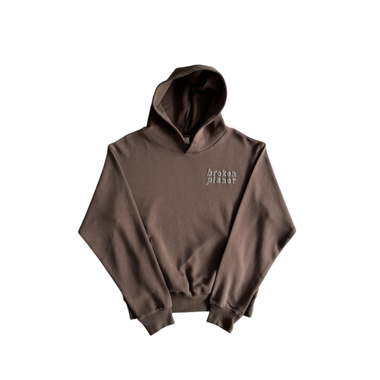 Broken Planet Basic Hoodie Brown