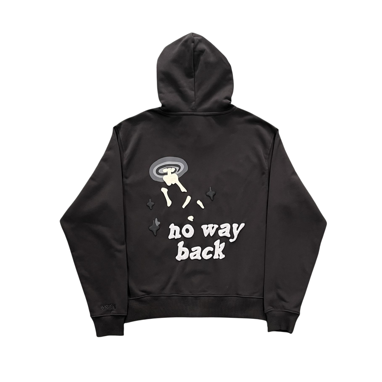 Broken Planet Trapped In Time Hoodie Black