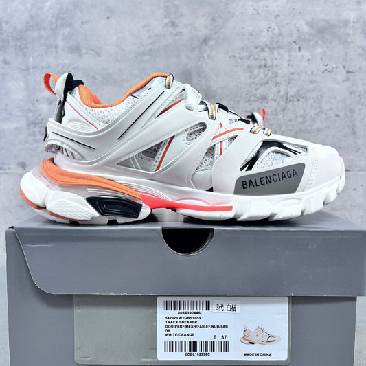 Balenciaga Track 3.0 White/Orange/Grey