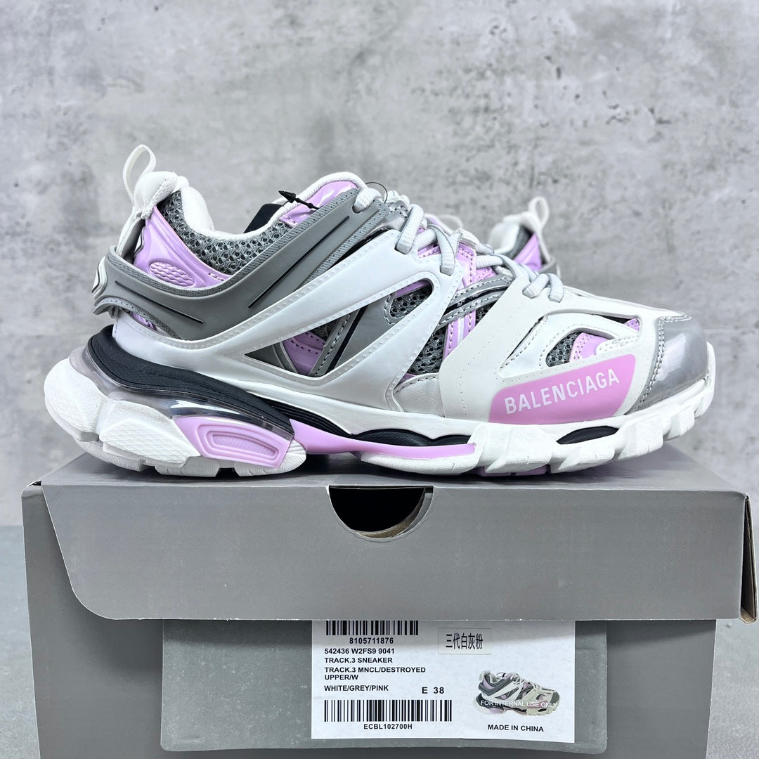 Balenciaga Track 3.0 White/Grey/Pink