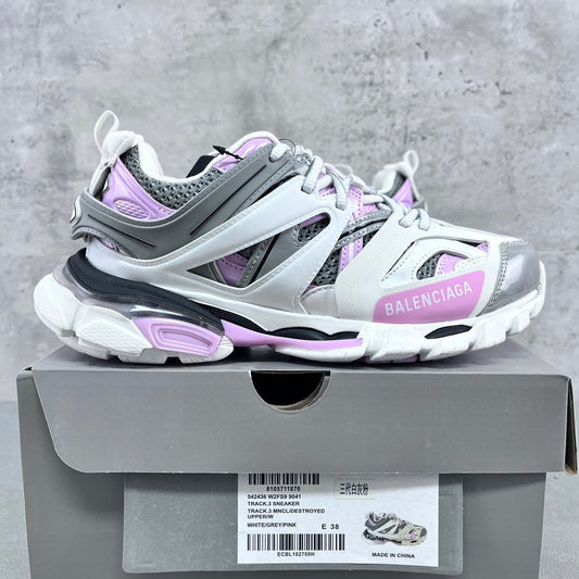 Balenciaga Track 3.0 White/Grey/Pink