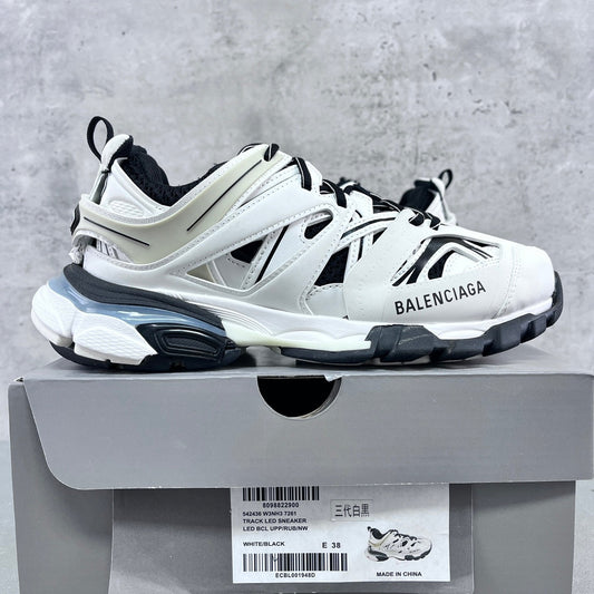 Balenciaga Track 3.0 White/Black/Light Grey