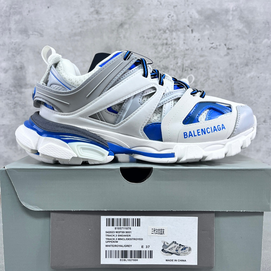 Balenciaga Track 3.0 White/Royal/Grey