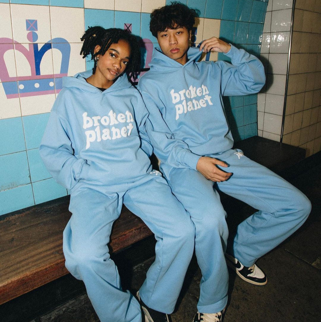 Broken Planet Classic Jogging Baby Blue