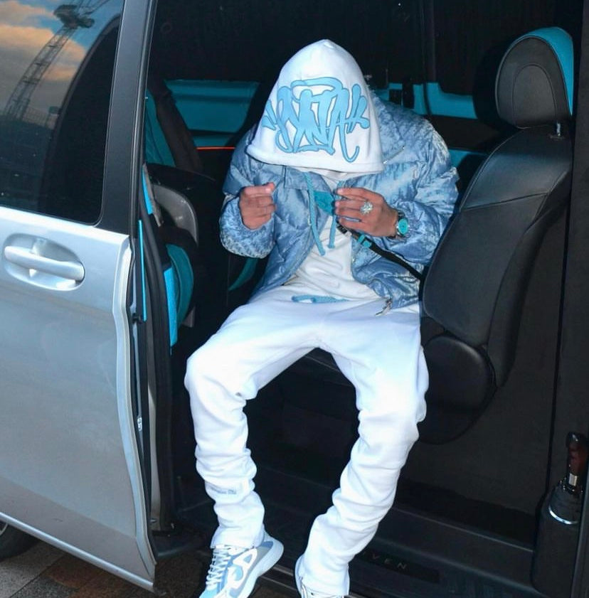Syna World Tracksuit White/Blue EXCLUSIVITY 21DRIPZZ