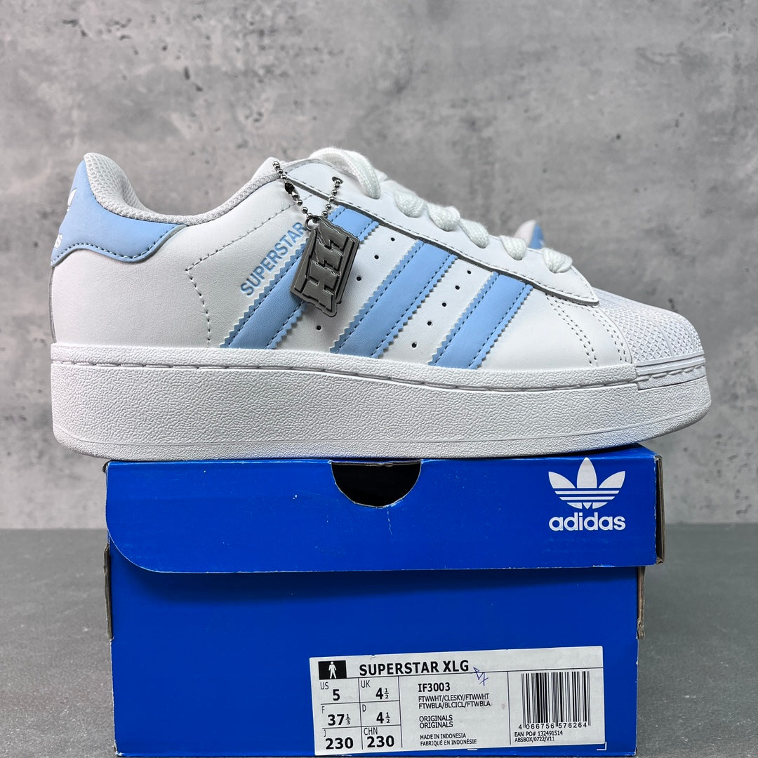 Adidas Superstar XLG White Clear Sky